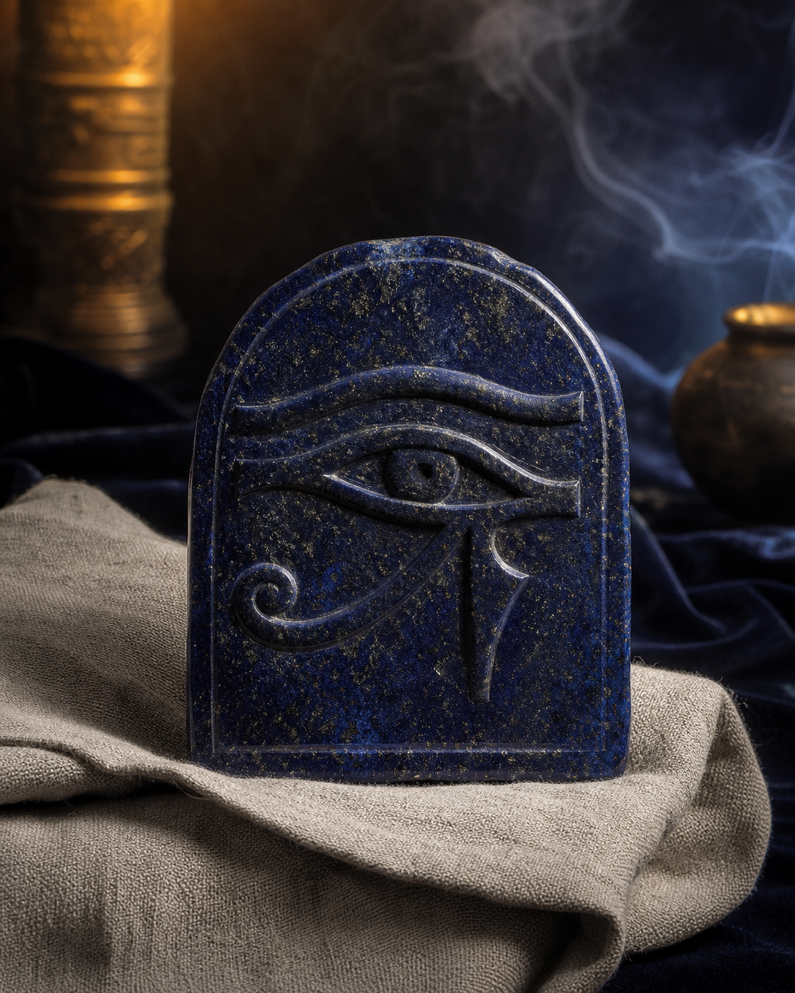 Eye of Horus "Wedjat" Protection Plaque, hero view