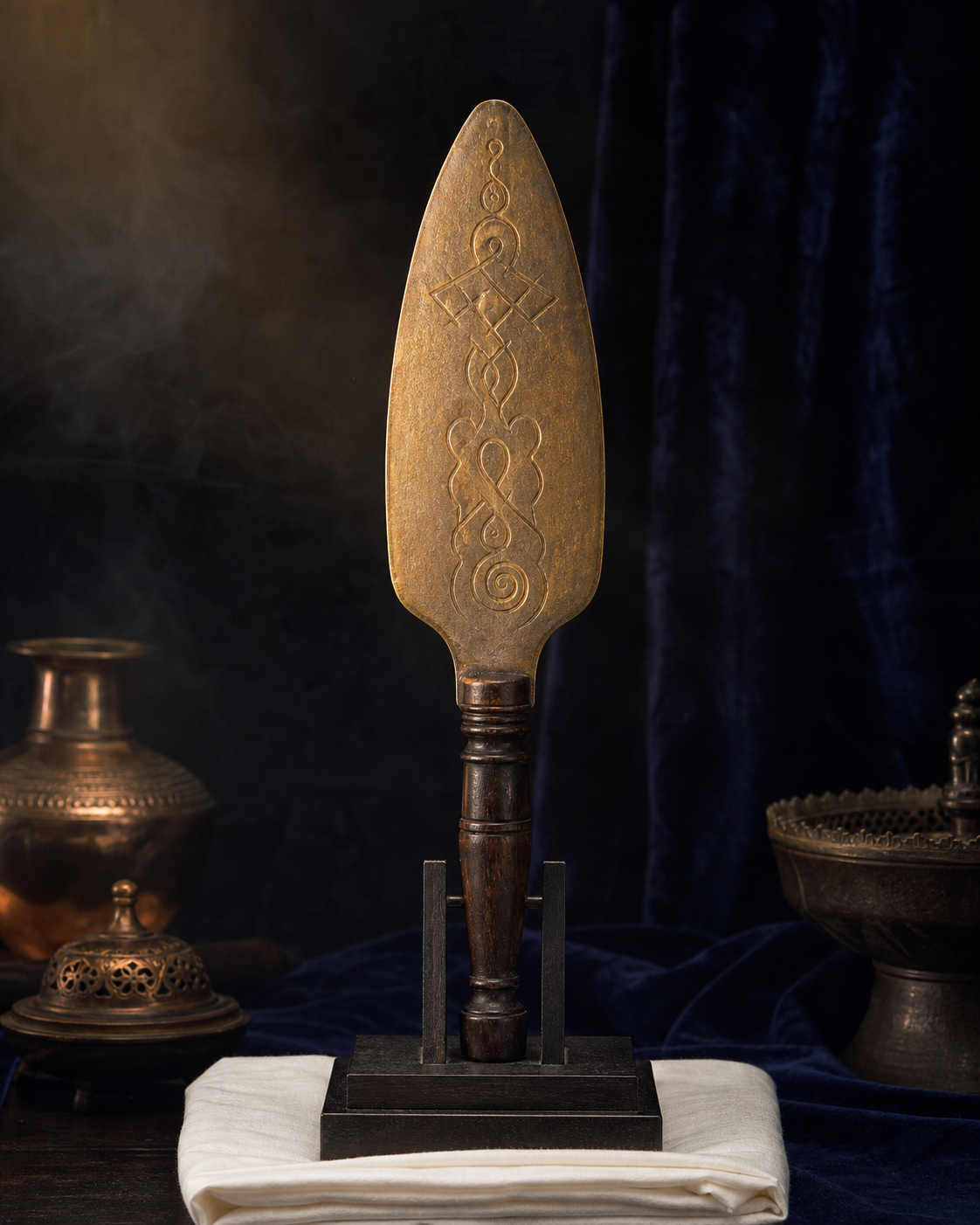 Meed Mor — "Demon-Quelling Blade", hero view